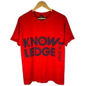 Stussy Big Knowledge T-shirt Men’s M - Streetwear Skater Designer Urban Preppy